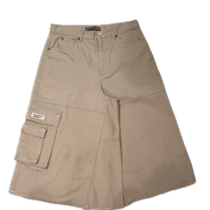 EXTRA POCKETS BEIGE JORTS