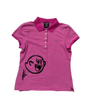 STRIPES PINK POLO