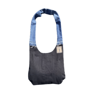 BLACK/GREY SHOULDER BAG