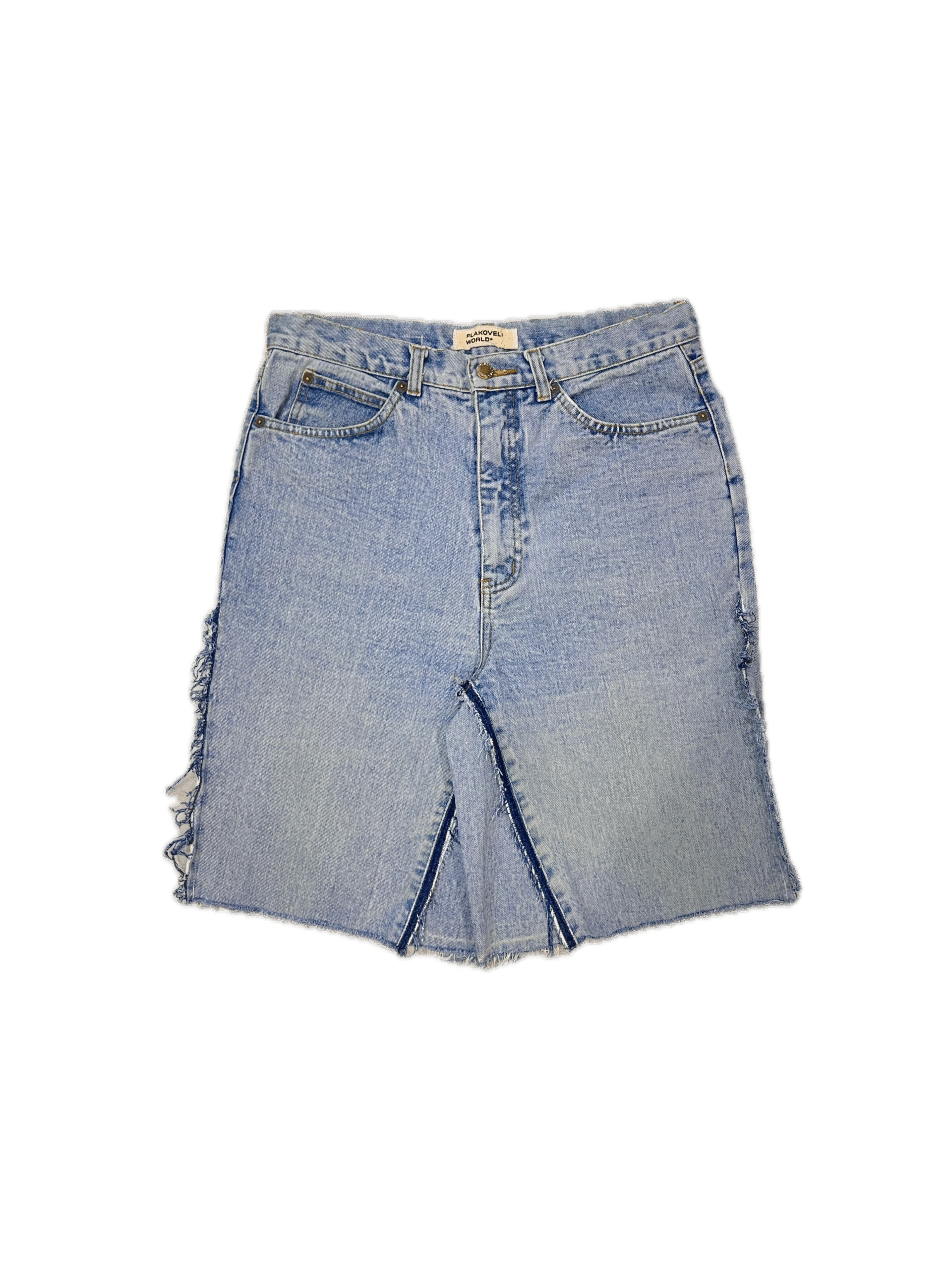 DESILACHAO WASHED BLUE JORTS - Imagen 3