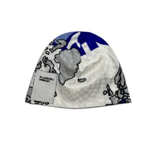 WHITE N BLUE WORLD SPORT BEANIE