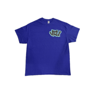 VELI PATCH TEE BLUE