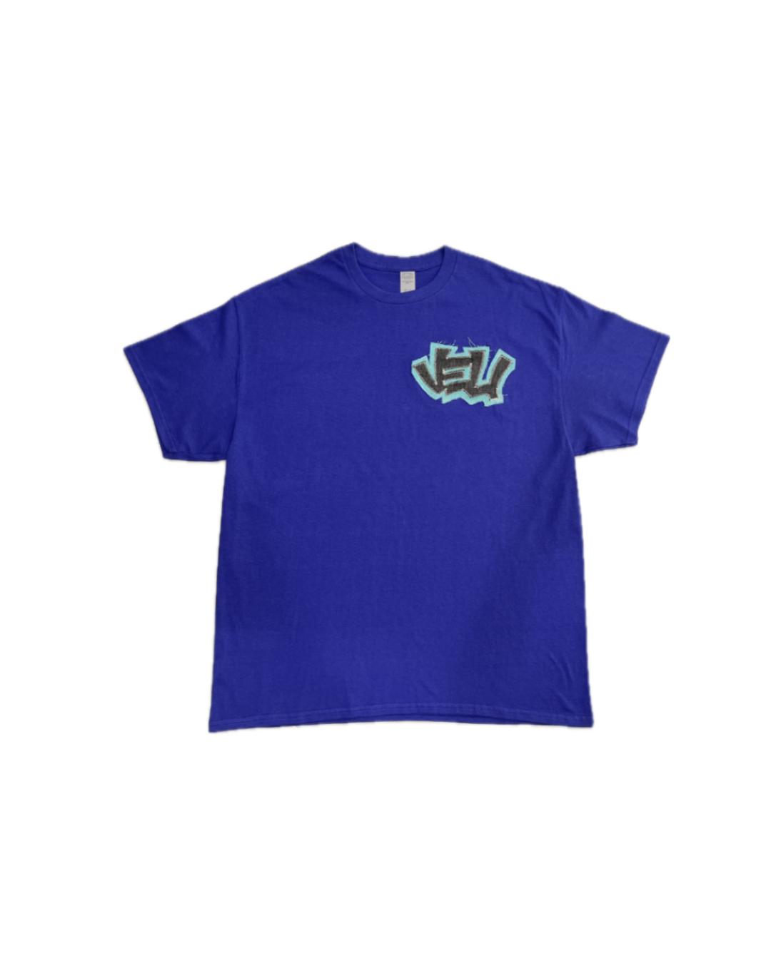 VELI PATCH TEE BLUE